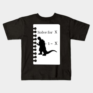 Godzilla Minus 1 Equals X Kids T-Shirt